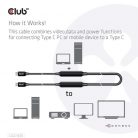 Club3D USB 3.2 Gen2 Type C to C Active Bi-directional Cable 8K60Hz M/M 5m/16.4ft