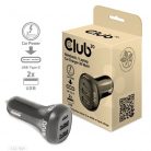 Club3D Notebook / Laptop Car Charger 36 Watt - autós töltő