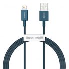 Baseus Superior Series Fast Charging Data Cable USB to iPhone 2.4A 1m gyorstöltő adatkábel, kék