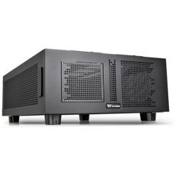   Thermaltake Core P200 táp nélküli számítógépház fekete W200 bővítőegység (Bontott, sérült csomagolás!)