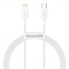 Baseus Superior Series Fast Charging Data Cable Type-C to iPhone PD 20W 1m gyorstöltő adatkábel, fehér