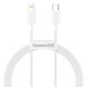 Baseus Superior Series Fast Charging Data Cable Type-C to iPhone PD 20W 1m gyorstöltő adatkábel, fehér