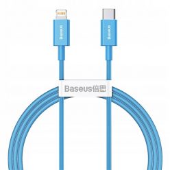   Baseus Superior Series Fast Charging Data Cable Type-C to iPhone PD 20W 1m gyorstöltő adatkábel, világoskék