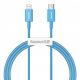 Baseus Superior Series Fast Charging Data Cable Type-C to iPhone PD 20W 1m gyorstöltő adatkábel, világoskék