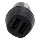 AVAX CC301B CARLY 2x USB A 12W autós töltő, fekete