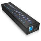 Raidsonic ICY BOX 13 portos USB3.0 HUB + USB charge port 5 V, 2.4 A