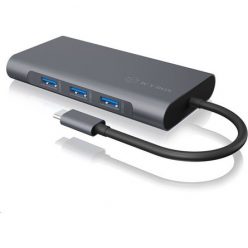   Raidsonic ICY BOX DockingStation 10-in-1 USB-C dokkoló szürke