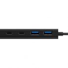 Raidsonic ICY BOX IB-HUB1426-CPD  5-portos USB-C hub fekete