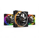 Be Quiet! Cooler 12cm - LIGHT WINGS 120mm PWM high-speed Triple-Pack (RGB, 2500rpm, 31dB, fekete)