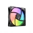 Be Quiet! Cooler 12cm - LIGHT WINGS LX 120mm PWM (RGB, 1600rpm, 25,5dB, fekete)