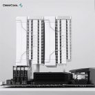 DeepCool CPU Cooler - AK620 WH (28 dB; max, 117,21 m3/h; 4pin csatlakozó, 6 db heatpipe, 2x12cm, PWM)