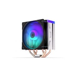   Endorfy CPU Cooler - Fera 5 ARGB (12 cm, 4 pin, 4x heatpipe, PWM, TDP 220W, fekete)