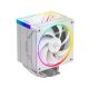 ID-Cooling CPU Cooler - FROZN A610 ARGB WHITE (29.9dB; max. 132,54 m3/h; 4pin, 4 db heatpipe, 12cm, A-RGB, PWM)