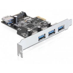 Delock PCI-E x1 - 3+1 portos USB3.0 IO vezérlő