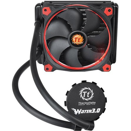 Thermaltake Water 3.0 Riing Red 140 processzor vízhűtő