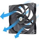 Thermaltake SWAFAN GT14 TT Premium Edition rendszerhűtő ventilátor fekete