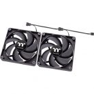 Thermaltake CT120 (2-Fan Pack) rendszerhűtő ventilátor kit fekete