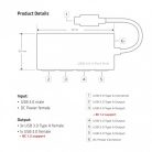 Club3D USB 3.1 4-Port Hub with Power Adapter