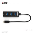 Club3D USB Type-C 3.2 Gen1 elosztó 3x USB Type-A és 1x Gigabit Ethernet csatlakozóval