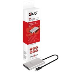   Club3D Thunderbolt 3 to Dual DisplayPort 1.2 4K60Hz UHD Adapter