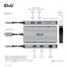 Club3D USB-C 8-1 HUB DUAL HDMI