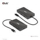 Club3D USB Gen2 Type-C to Dual DisplayPort 4k60Hz 7-in-1 Portable Dock