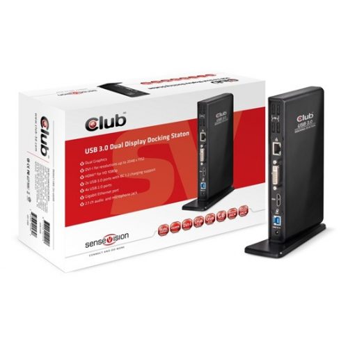 Club3D USB 3.0 Dual Display Docking Station