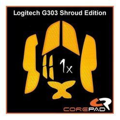   Corepad Logitech G303 Shroud Edition Soft Grips narancssárga