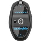 Superglide Glass Skates for Logitech G303 Shroud Edition fekete