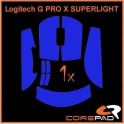   Corepad Mouse Rubber Sticker #728 - Logitech G PRO X Superligh gaming Soft Grips kék