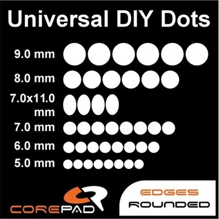 Corepad Skatez DOTS - Universal DIY Dots 0.75mm egértalp kit