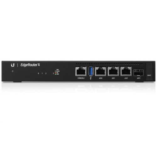 Ubiquiti EdgeRouter ER-4, gigabites, 3x RJ45, 1x SFP port