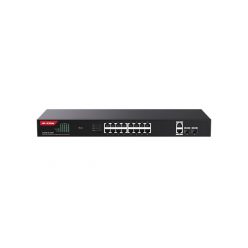   IP-COM Switch PoE - G1120P-16-250W (18x1Gbps; 2x SFP; 16 af/at PoE+ port; 230W, Rackbe szerelhető)