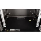 Equip Fali Rackszekrény - EPM-07-6045-B-CBAA (19", 7U, 600x450mm, előre szerelt, fekete)