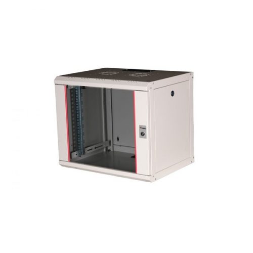 Equip Fali Rackszekrény - EPM-09-6045-G-CBAA (19", 9U, 600x450mm, előre szerelt, szürke)