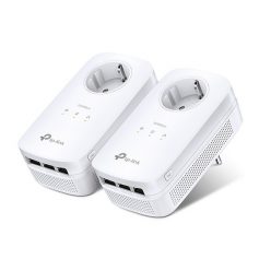   TP-Link Powerline adapter Kit - TL-PA8030P (1300Mbps, 230V aljzat, 3x RJ45, 2x2 MIMO; 128-bit AES, OFDM, Max 300m, AV2)