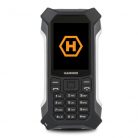 HAMMER Patriot 2,4" Dual SIM csepp-, por- és ütésálló mobiltelefon - fekete/ezüst - Bontott termék