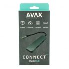 AVAX HB611 CONNECT+ 5in1 Multi HUB Type C - HDMI(4k60Hz), TypeC, 2xUSB 3.0, PD 100W