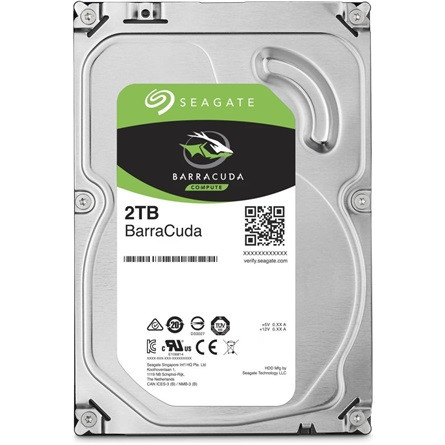 Seagate BarraCuda 2TB 7200rpm 256MB SATA3 3,5" HDD