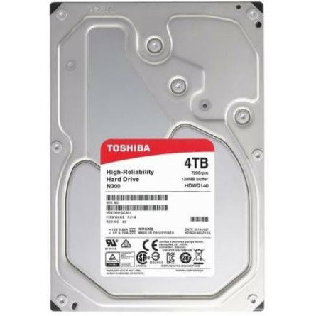 Toshiba P300 4TB 5400rpm 128MB SATA3 3,5" HDD