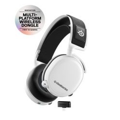 Steelseries Arctis 7+ gaming fejhallgató headset fehér