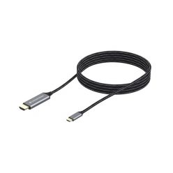   Conceptronic Kábel - ABBY10G (USB-C to HDMI, 4K/60Hz, harisnyázott, fekete, 2m)