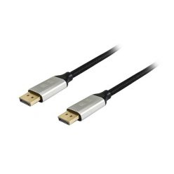   Equip Kábel - 119261 (Premium, DisplayPort1.4 kábel, 8K/60Hz, apa/apa, fekete, 1m)