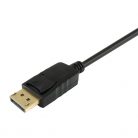 Equip Átalakító Kábel - 119392 (DisplayPort - HDMI kábel, apa/apa, 5m)