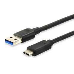   Equip Átalakító Kábel - 128344 (USB-C 3.2 Gen1 to USB-A, apa/apa, fekete, 2m)