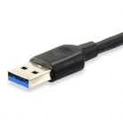 Equip Átalakító Kábel - 128344 (USB-C 3.2 Gen1 to USB-A, apa/apa, fekete, 2m)