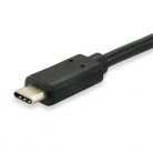 Equip Átalakító Kábel - 128344 (USB-C 3.2 Gen1 to USB-A, apa/apa, fekete, 2m)