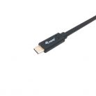 Equip Átalakító Kábel - 128346 (USB-C 3.2 Gen1 to USB-C, apa/apa, fekete, 1m)