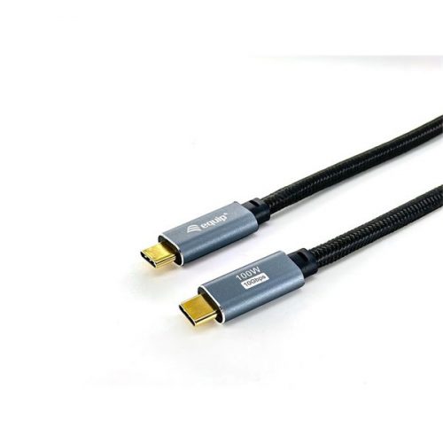 Equip Kábel - 128357 (USB-C 3.2 Gen1 to USB-C, apa/apa, fekete, 2m)