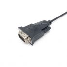 Equip Kábel - 133392 (USB-C to Serial (DB9), fekete, 1,5m)